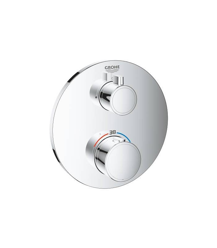 Compra online Termostato de chuveiro redondo Grohe Grohtherm para ser combinado com 35600 (24075000) en oferta al mejor precio