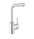 Grohe Concetto lavabo L caño alto recto Zero zinc y plomo  (23739002)