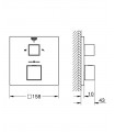 Grohe Grohtherm Cube Termostato empotradobaño ducha aquadimer  (24155000)