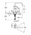 Grohe Eurodisc cosmo bico fixo (32259003)