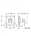 Misturador de chuveiro embutido Grohe Allure Brilliantoutrooutro (24071000)