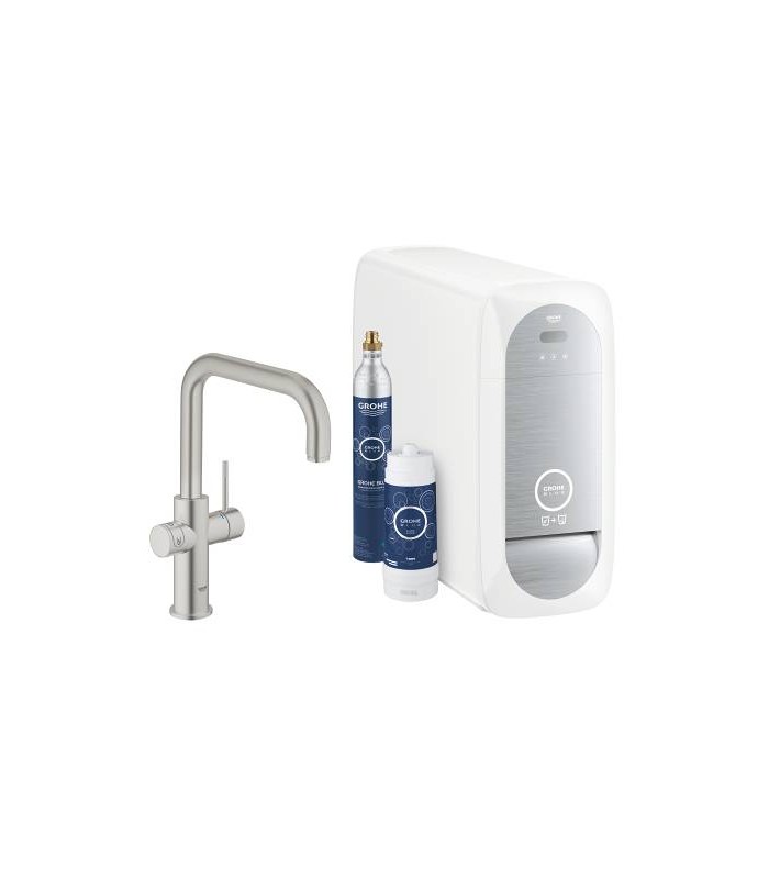Compra online Grohe Blue Home Bico em U Supersteel (31456DC1) en oferta al mejor precio