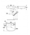 Lavatório de parede Grohe Euro 60 H (3933500H)
