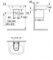 Lavatório de semi-pedestal Grohe Euro (39201000)