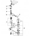Grifo GROHE Monomando Veris Monomando 1/2" blanco