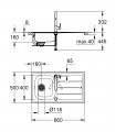 Grohe Pacote de lava-loiça Bau (31562SD0)