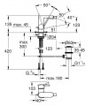 Misturadora monocomando para bidé Grohe PLUS 1/2" com válvula de descarga (33241003)