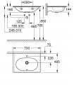 Lavatório suspenso Grohe Purity 70 cm (3956400H)