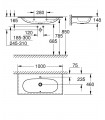 Lavatório embutido Grohe Purity 100 cm (3956600H)