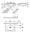 Grohe Essence Lavabo encastrado 60 cm (Ref. 3956800H)