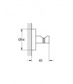 Essentials Colgador Niquel brillo (40364BE1)