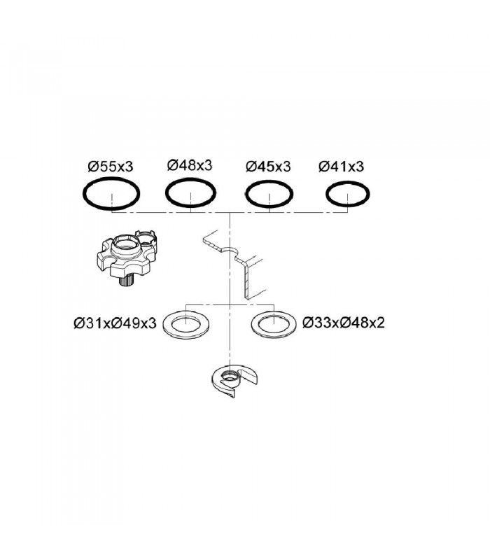 Compra online Recambios profesionales GROHE Set Fijación Para 33707-727-708-764Sd en oferta al mejor precio