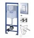 Pack Rapid SL cisterna empotrable de  1,13m set 4 en 1