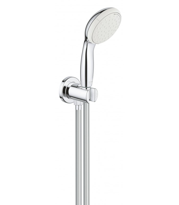 Compra online Grohe Tempesta 100 Conjunto de ducha con soporte, teleducha 2 chorros (26406001) color Cromo en oferta al mejor precio
