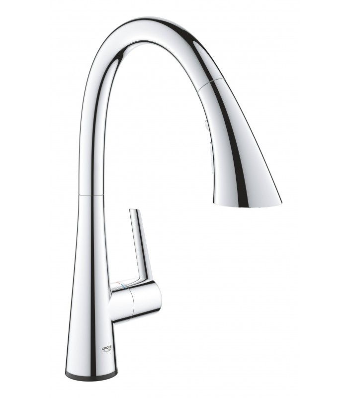 Compra online Grohe Zedra Touch Monomando de fregadero electrónico de 1/2" (30219002) color Cromo en oferta al mejor precio