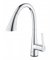 Grohe Zedra Touch Monomando de fregadero electrónico de 1/2" (30219002) color Cromo