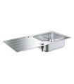 Grohe K500 Fregadero de acero inoxidable con escurridor (31563SD1) color Acero Inoxidable