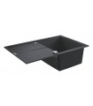 Grohe K400 Fregadero composite con escurridor (31639AP0) color Negro Granito