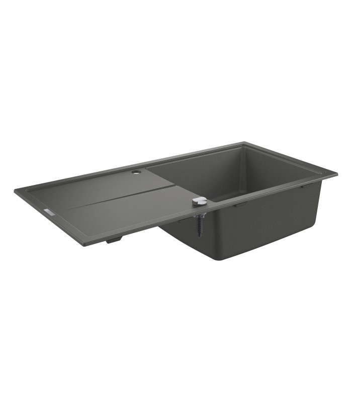 Compra online Grohe K400 Fregadero composite con escurridor (31641AT0) color Gris Granito en oferta al mejor precio