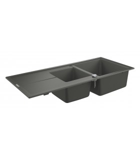 Grohe K400 Fregadero composite con escurridor (31643AT0) color Gris Granito