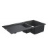 Pia Grohe K500 Composite com escorredor (31646AP0) Granito Preto