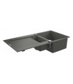 Pia composta Grohe K500 com escorredor (31646AT0) cor Granite Grey