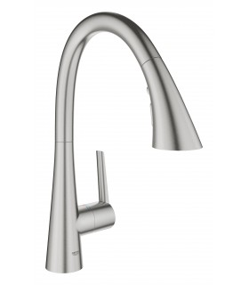 Grohe Zedra Monomando de fregadero 1/2" (32294DC2) color Inox mate