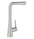 Grohe Zedra Monomando de fregadero 1/2" (32553DC2) color Inox mate