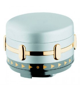 Mando Regulador Caudal Chiara Blanco y Oro