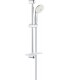 Grohe New Tempesta 100 IV Conjunto de barra de ducha de 600mm.  con teleducha IV salidas 28436002 | Cromado