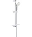 Grohe New Tempesta 100 IV Conjunto de barra de ducha de 600mm.  con teleducha IV salidas 28436002 | Cromado