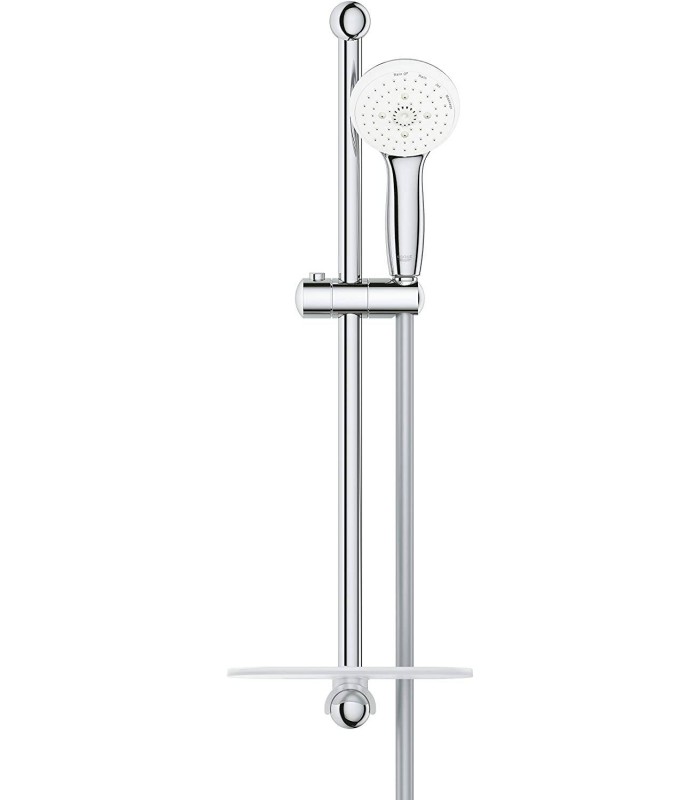 Compra online Grohe New Tempesta 100 IV Conjunto de barra de ducha de 600mm.  con teleducha IV salidas 28436002 | Cromado en oferta al mejor precio