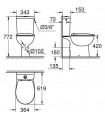 Grohe BAU pack wc suelo completo rimless H