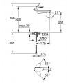 Eurodisc Cosmo monomando lavabo XL bol Grohe (23432000)