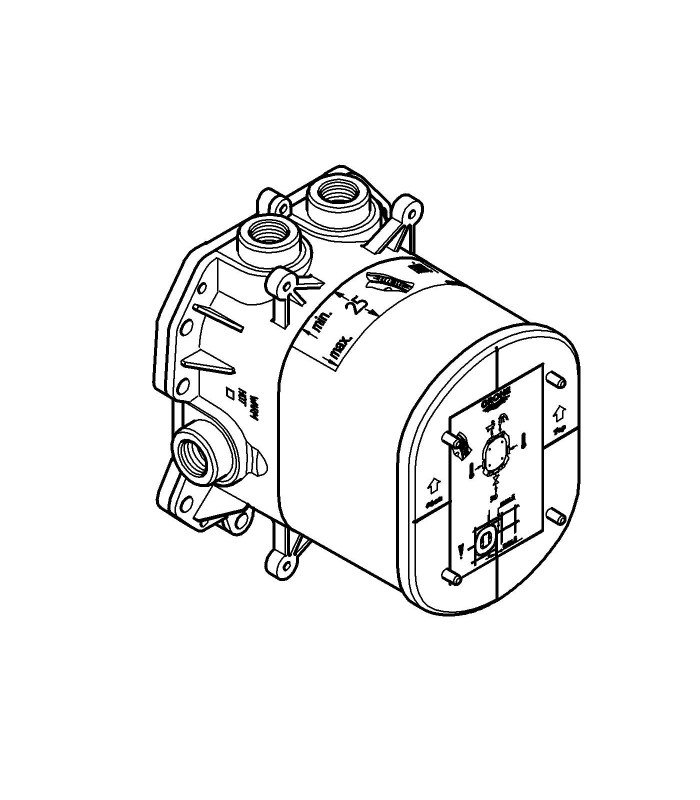 Compra online Mecanismo y sistema empotrado Grohe Rapido T  universal termostatos empotrados de ducha y baño en oferta al mejor precio