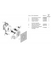 Mecanismo y sistema empotrado Grohe Rapido T p int universal termostatos emp