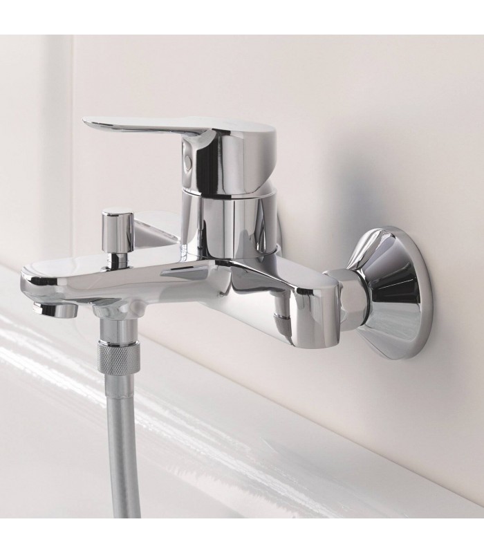 Compra online Grohe BauEdge - Grifo para ducha y baño con sistema de montaje en pared e inversor automático (23334000) en oferta al mejor precio