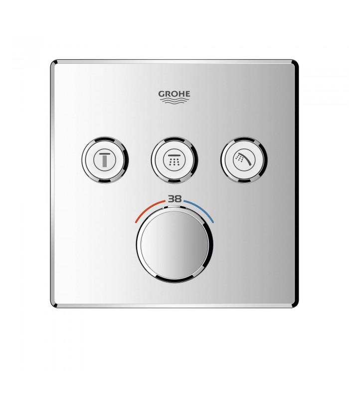 Compra online Grohe Grohtherm SmartControl - Termostato para ducha o baño con instalación empotrada y tres válvulas (Ref. 29126000) en oferta al mejor precio