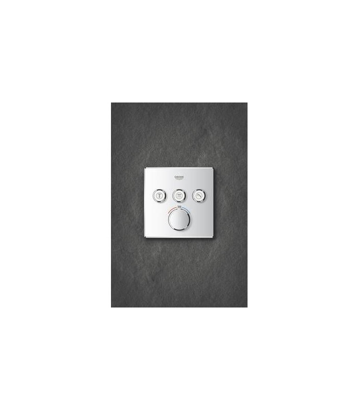Compra online Grohe Grohtherm SmartControl - Termostato para chuveiro ou banheira com instalação oculta e três válvulas (Ref. 29126000) en oferta al mejor precio