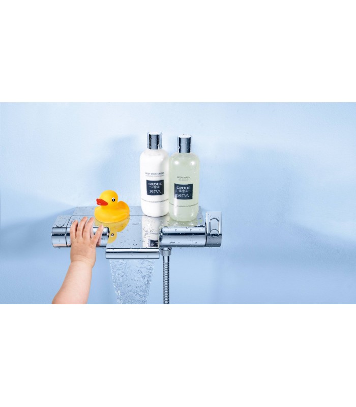 Compra online Grohe Grohtherm 2000 - Termostato de baño y ducha visto, con EasyReach Tray (Ref. 34464001) en oferta al mejor precio