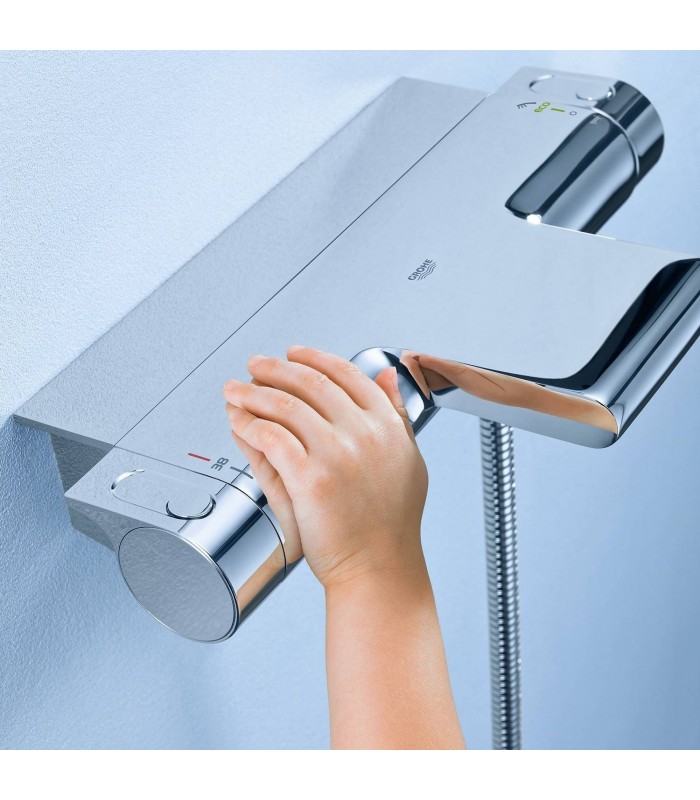 Compra online Grohe Grohtherm 2000 - Termostato de baño y ducha visto, con EasyReach Tray (Ref. 34464001) en oferta al mejor precio