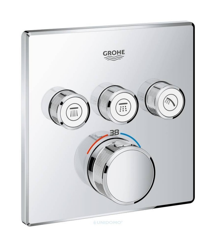 Compra online Grohe Grohtherm SmartControl Perfect - Conjunto de chuveiro com termostato, oculto, chuveiro, chuveiro de mão, braço de chuveiro en oferta al mejor precio