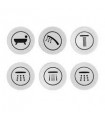 Conjunto 6 botones Smart Control Grohe