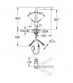 Grohe Flair Monomando de fregadero 1/2" (Ref. 32454000)