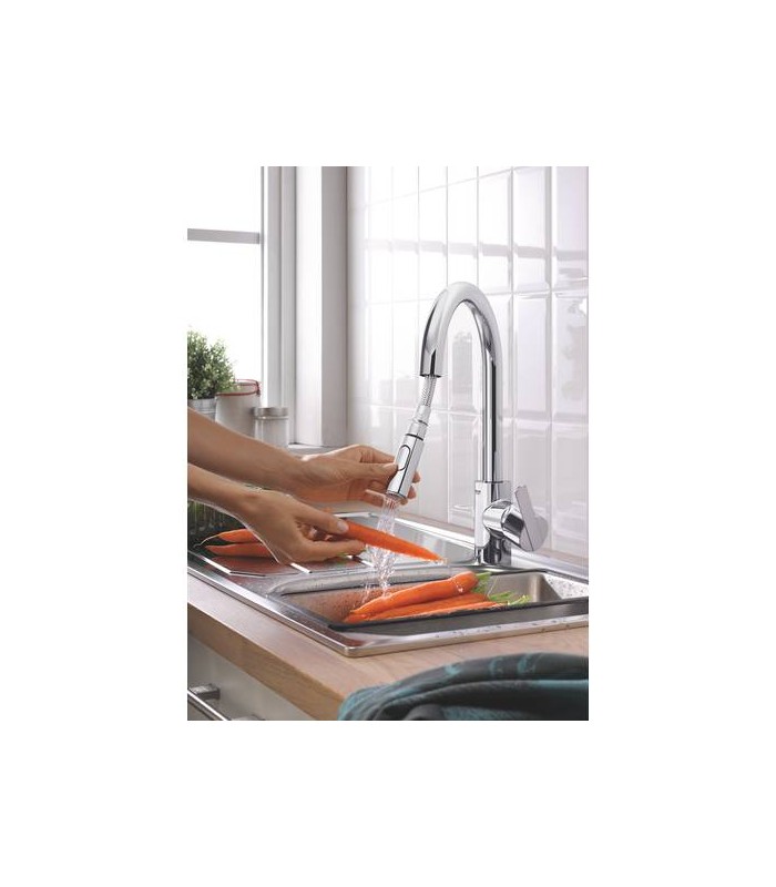 Compra online Grohe Feel Monomando de fregadero 1/2" Caño alto dual (Ref.31486001 ) en oferta al mejor precio