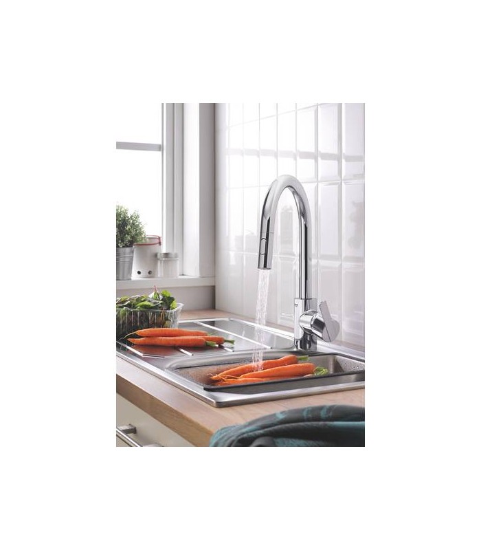 Compra online Grohe Feel Monomando de fregadero 1/2" Caño alto dual (Ref.31486001 ) en oferta al mejor precio
