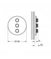Grohe Grohtherm SmartControl Placa con triple llave de paso (Ref. 29152LS0)