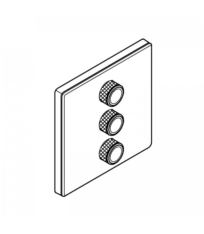 Compra online Grohe Grohtherm SmartControl Placa con triple llave de paso (Ref. 29158LS0) en oferta al mejor precio