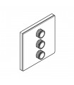 Grohe Grohtherm SmartControl Placa con triple llave de paso (Ref. 29158LS0)