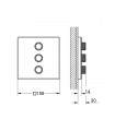 Grohe Grohtherm SmartControl Placa con triple llave de paso (Ref. 29158LS0)